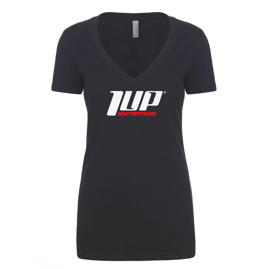 Women's V-Neck T-Shirts "Vintage Black"