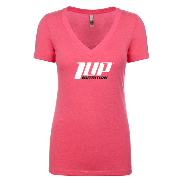 Women's Deep V-Neck T-Shirt "Vintage Pink"